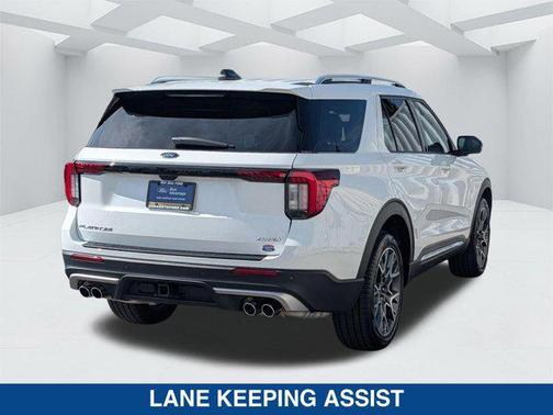 STAR WHITE MET TRI-COAT 2025 Ford Explorer Platinum