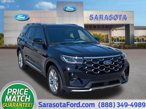 AGATE BLACK METALLIC 2026 Ford Explorer Platinum