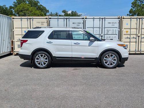 WHITE PLATINUM MET TRI-COAT 2013 Ford Explorer Limited