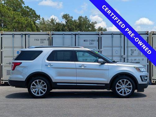 INGOT SILVER METALLIC 2017 Ford Explorer Limited