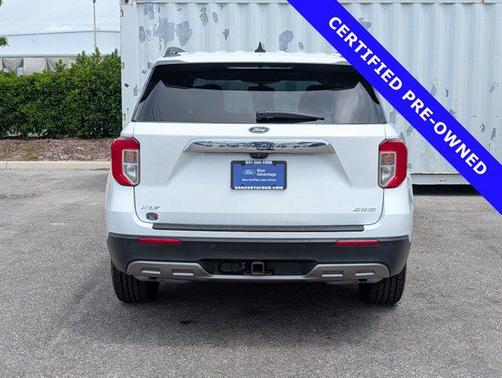 OXFORD WHITE 2021 Ford Explorer XLT