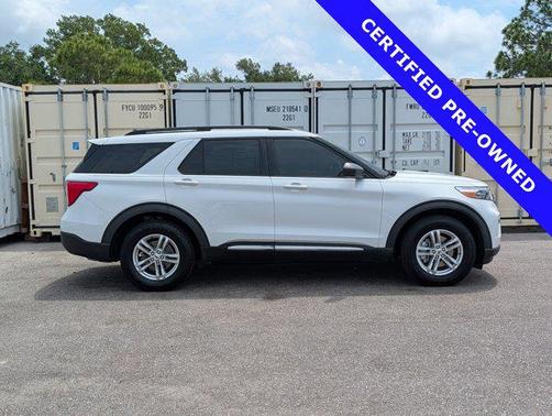 OXFORD WHITE 2021 Ford Explorer XLT