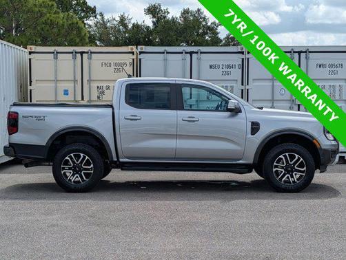 ICONIC SILVER METALLIC 2024 Ford Ranger LARIAT