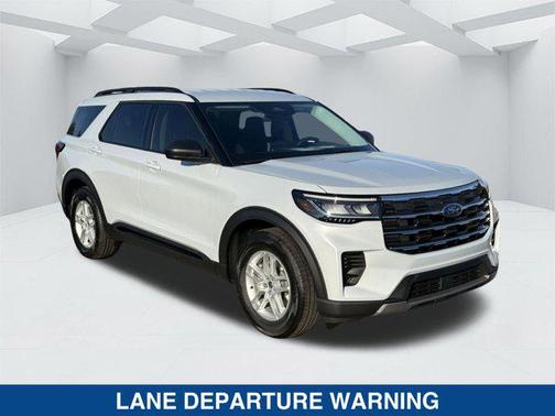 SPACE WHITE METALLIC 2026 Ford Explorer Active