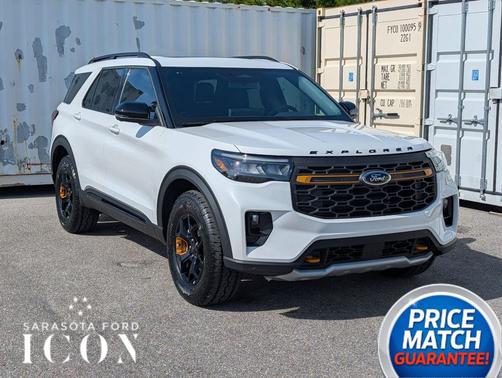 STAR WHITE MET TRI-COAT 2026 Ford Explorer Tremor