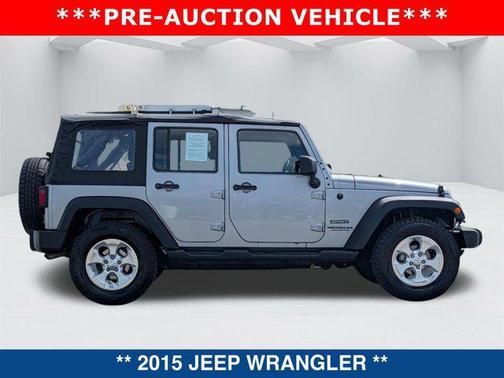 Billet Silver Metallic Clearcoat 2015 Jeep Wrangler Unlimited Sport