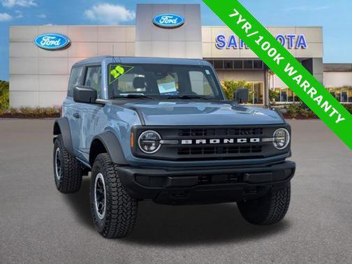 AZURE GRAY MET TRI-COAT 2025 Ford Bronco Base 2 Door 4x4