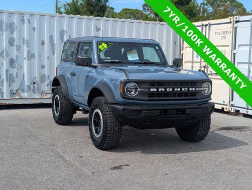 AZURE GRAY MET TRI-COAT 2025 Ford Bronco Base 2 Door 4x4