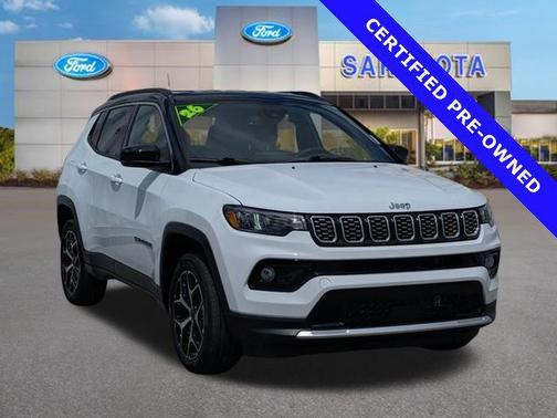 Bright White Clearcoat 2026 Jeep Compass Limited