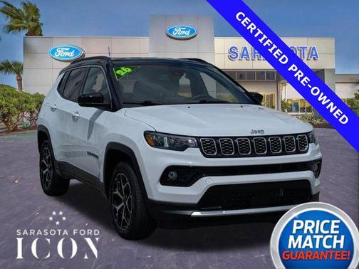 Bright White Clearcoat 2026 Jeep Compass Limited
