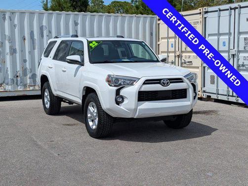 White 2022 Toyota 4Runner SR5 Premium