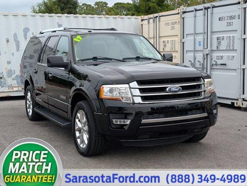 SHADOW BLACK METALLIC 2017 Ford Expedition EL Limited