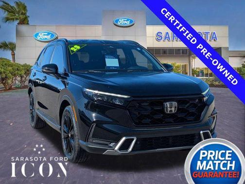 Crystal Black Pearl 2023 Honda CR-V Hybrid Sport Touring AWD