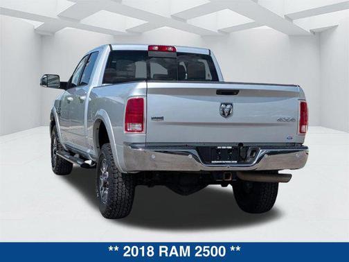 Bright Silver Metallic Clearcoat 2018 RAM 2500 Laramie Crew Cab 4x4 6'4' Box