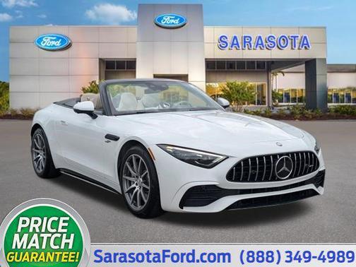 MANUFAKTUR Moonlight White Metallic 2023 Mercedes-Benz AMG SL 43 Base