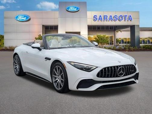 MANUFAKTUR Moonlight White Metallic 2023 Mercedes-Benz AMG SL 43 Base