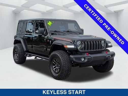 Black Clearcoat 2024 Jeep Wrangler Rubicon
