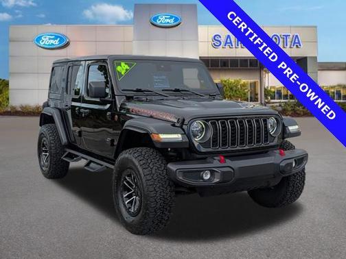 Black Clearcoat 2024 Jeep Wrangler Rubicon