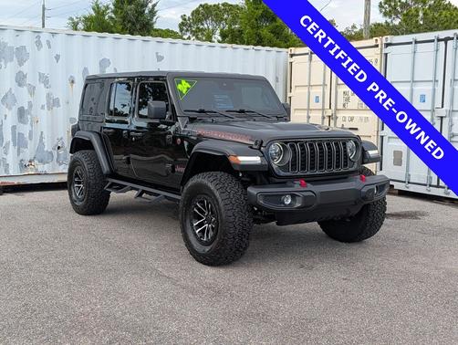 Black Clearcoat 2024 Jeep Wrangler Rubicon