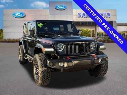 Black Clearcoat 2024 Jeep Wrangler Rubicon