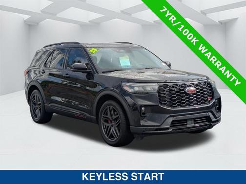 Agate Black Metallic 2025 Ford Explorer ST