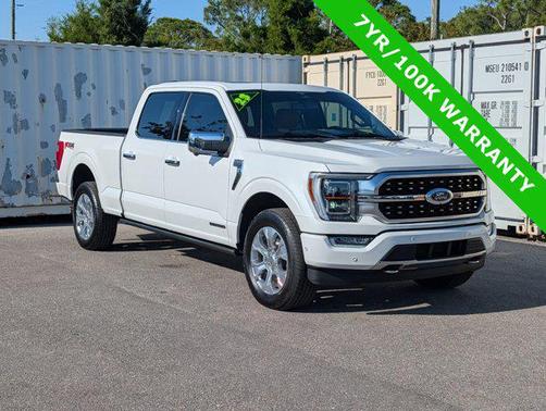STAR WHITE METALLIC TRICOAT 2023 Ford F-150 Platinum