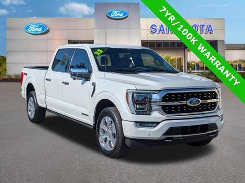 STAR WHITE METALLIC TRICOAT 2023 Ford F-150 Platinum