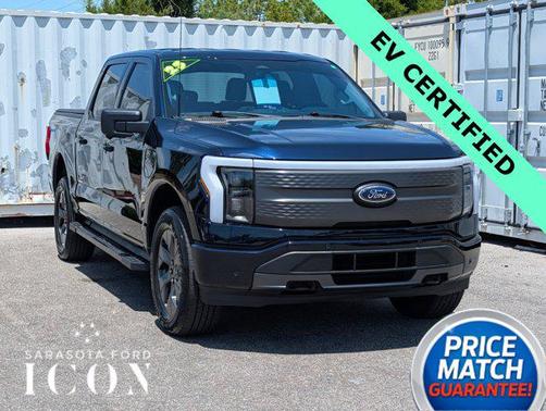 ANTIMATTER BLUE METALLIC 2023 Ford F-150 Lightning XLT