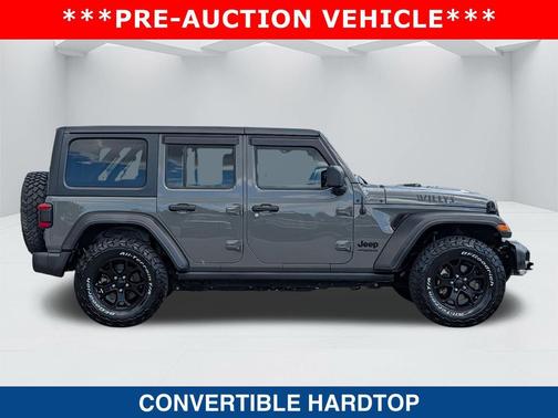 Sting-Gray Clearcoat 2021 Jeep Wrangler Willys