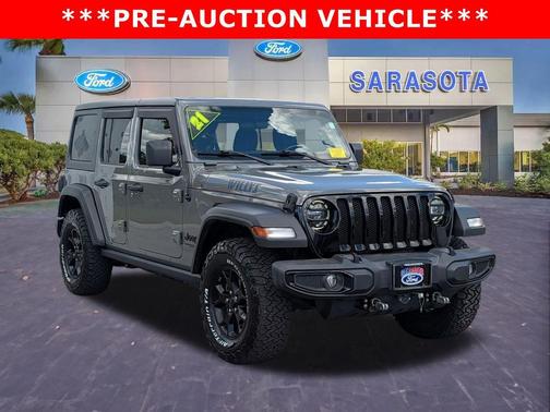 Sting-Gray Clearcoat 2021 Jeep Wrangler Willys
