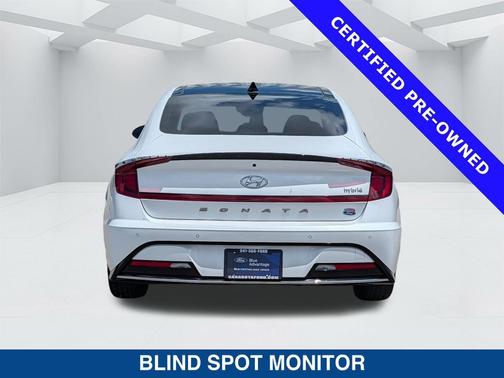Serenity White 2023 Hyundai SONATA Hybrid Limited