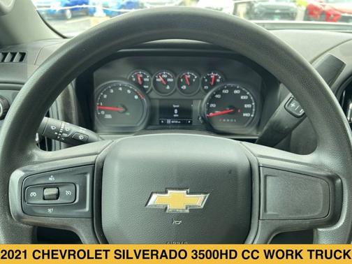 Summit White 2021 Chevrolet Silverado 3500 Work Truck