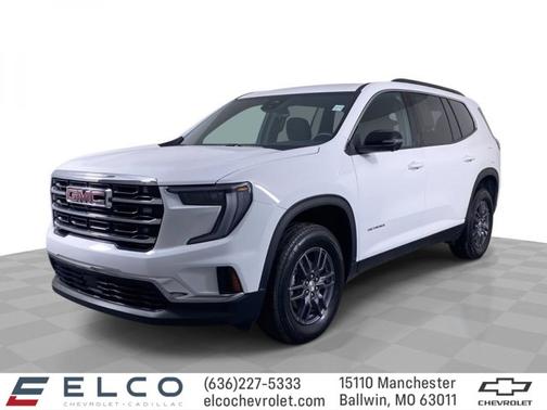 Summit White 2025 GMC Acadia FWD Elevation