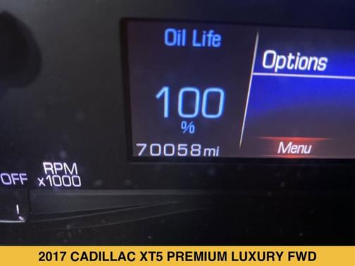 Radiant Silver Metallic 2017 Cadillac XT5 Premium Luxury FWD