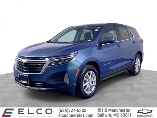 Lakeshore Blue Metallic 2024 Chevrolet Equinox 1LT