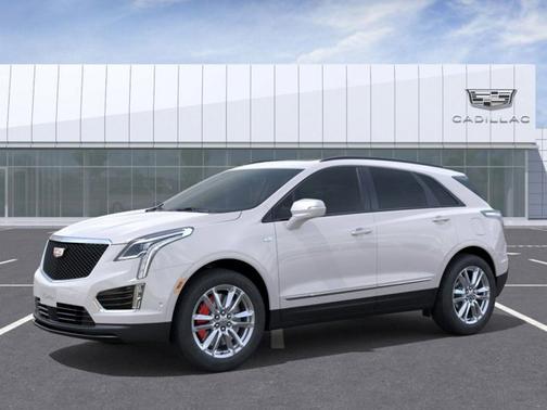 Crystal White Tricoat 2026 Cadillac XT5 AWD Sport