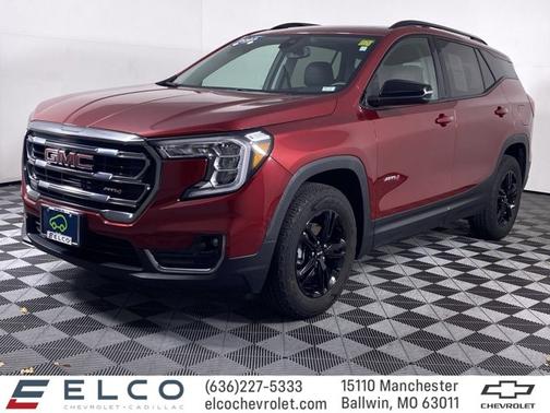 Volcanic Red Tintcoat 2023 GMC Terrain AT4