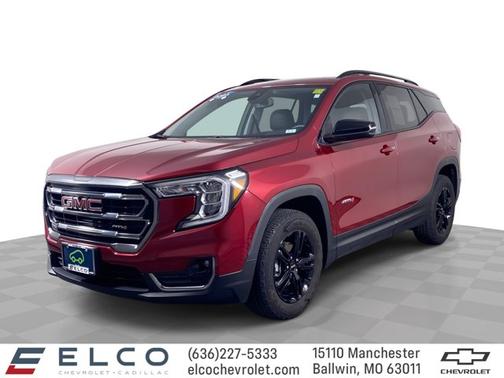 Volcanic Red Tintcoat 2023 GMC Terrain AT4