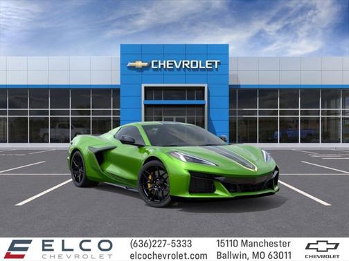 Roswell Green Metallic 2026 Chevrolet Corvette 2LZ