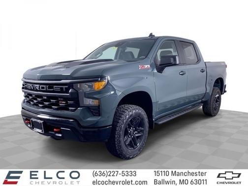 Cypress Gray 2026 Chevrolet Silverado 1500 Custom Trail Boss