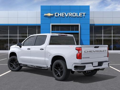 Summit White 2026 Chevrolet Silverado 1500 Custom