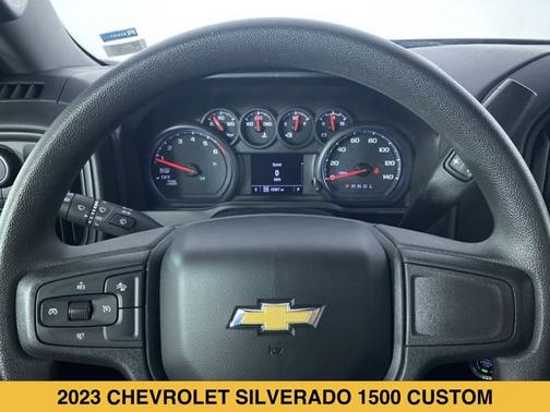 Black 2023 Chevrolet Silverado 1500 Custom