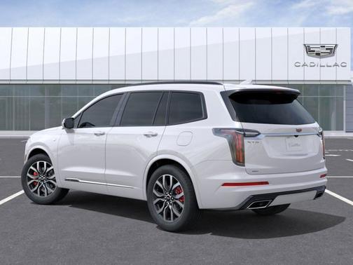 Crystal White Tricoat 2025 Cadillac XT6 AWD Sport