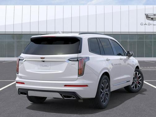 Crystal White Tricoat 2025 Cadillac XT6 AWD Sport