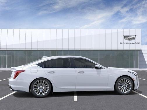 Vibrant White Tricoat 2026 Cadillac CT5 Premium Luxury