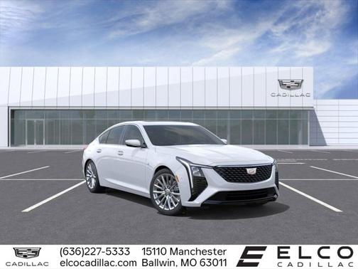 Vibrant White Tricoat 2026 Cadillac CT5 Premium Luxury