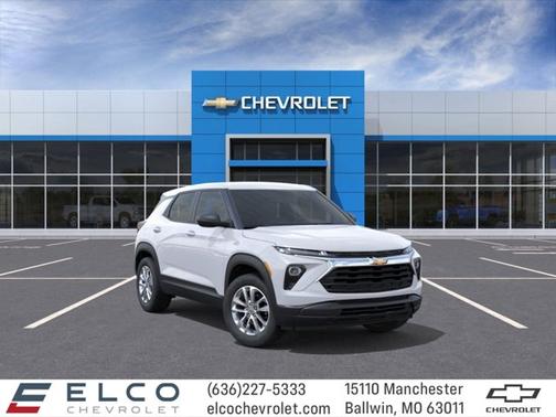 Summit White 2026 Chevrolet Trailblazer LS