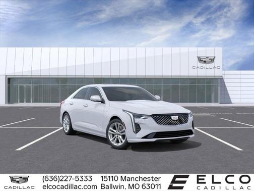 Summit White 2026 Cadillac CT4 Luxury