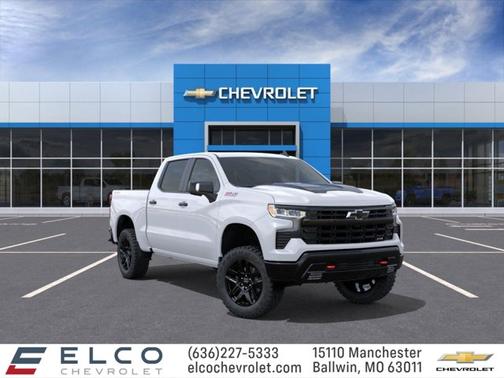 Summit White 2026 Chevrolet Silverado 1500 LT Trail Boss