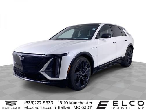 Crystal White Tricoat 2024 Cadillac LYRIQ Sport